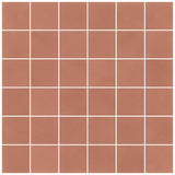 Clay Grace Red 2x2 Matte Porcelain Mosaic Tile
