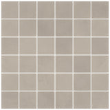 Clay Trust Gray 2x2 Matte Porcelain Mosaic Tile - Lux Tile