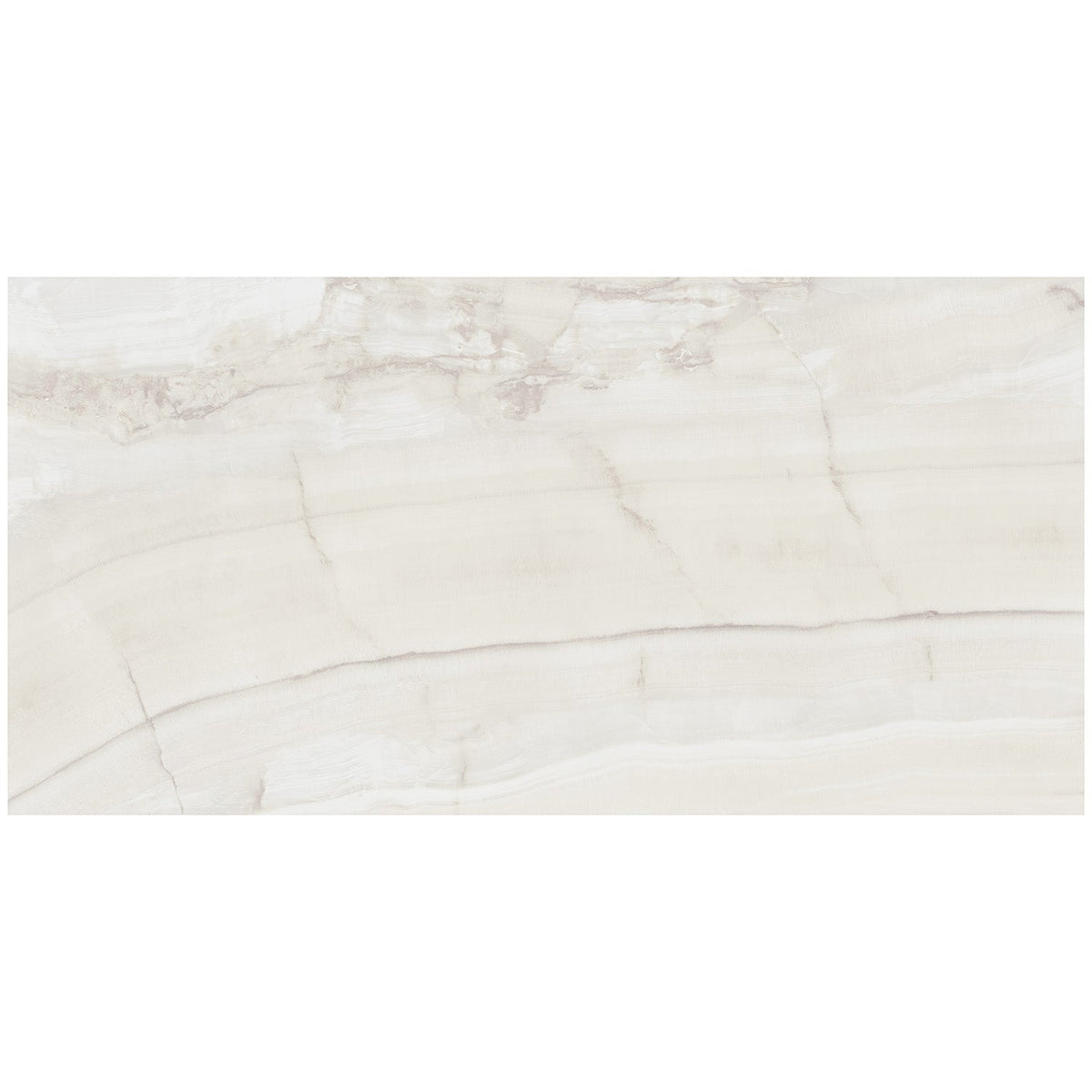 Lux Tile Marmi Slim Onice Perla 60x120 Polished Porcelain Slab