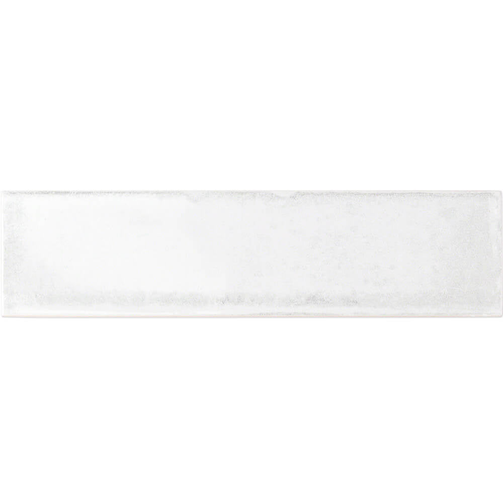 Castle Wind Chill White 3x12 Polished Ceramic Subway Tile for Walls