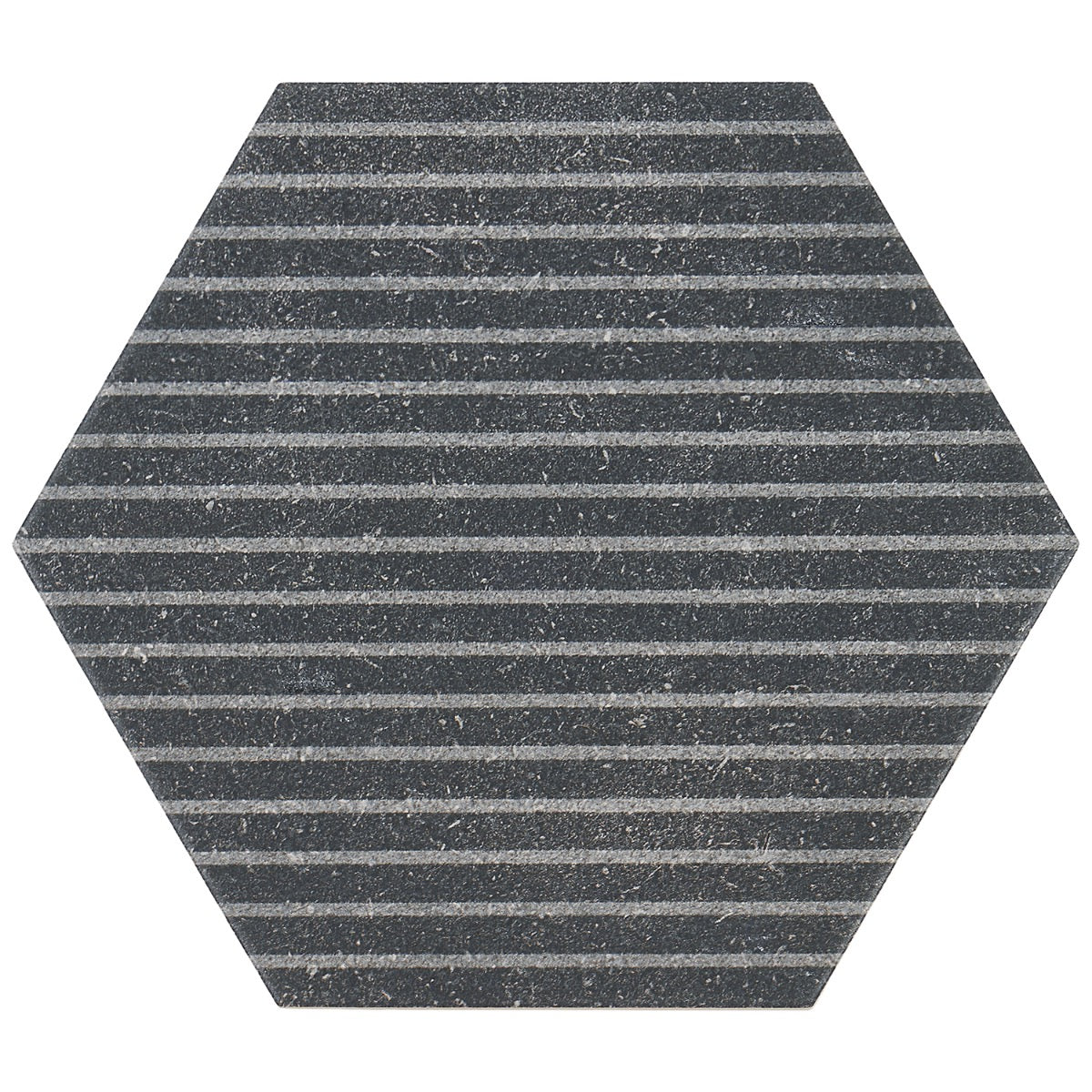 Texstone Deco Antracita Dark Gray 9" Hexagon Matte Porcelain Tile