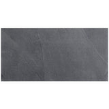 Fordham Nero Black Matte Porcelain Tile 12x24 - Durable Stone Look