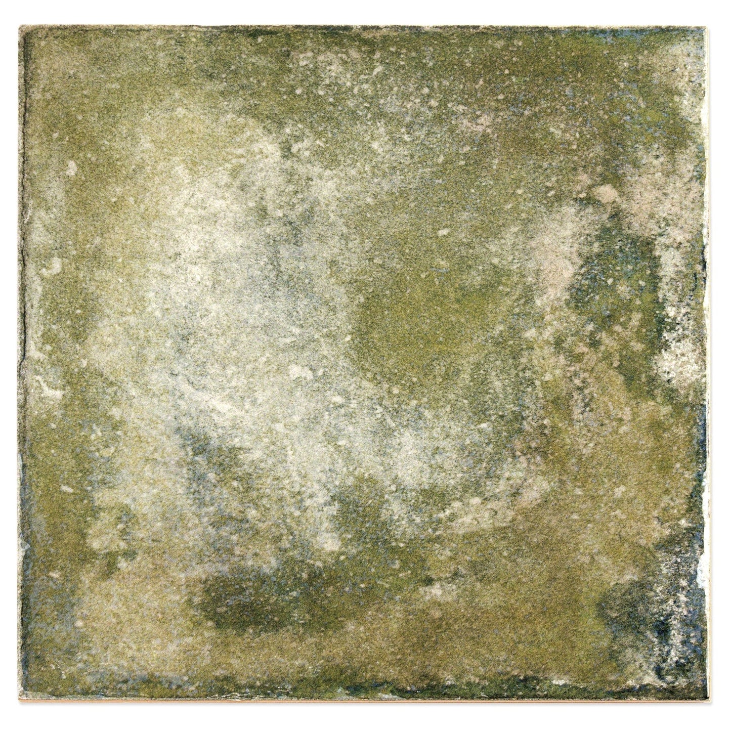 Angela Harris Dunmore Green 8x8 Polished Ceramic Wall Tile