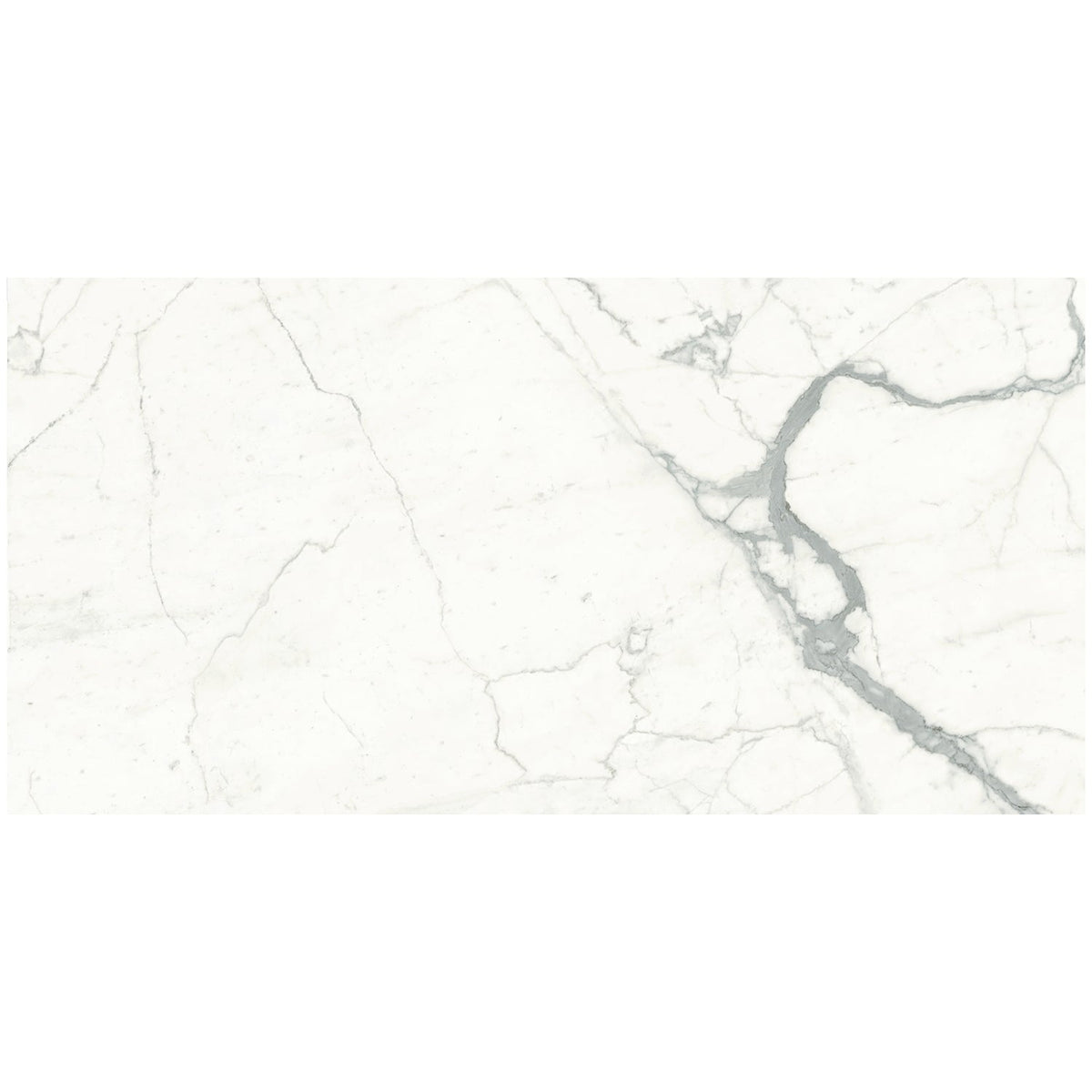 Tilebar Marmi Slim Bianco Venato 60x120 Polished Porcelain Slab