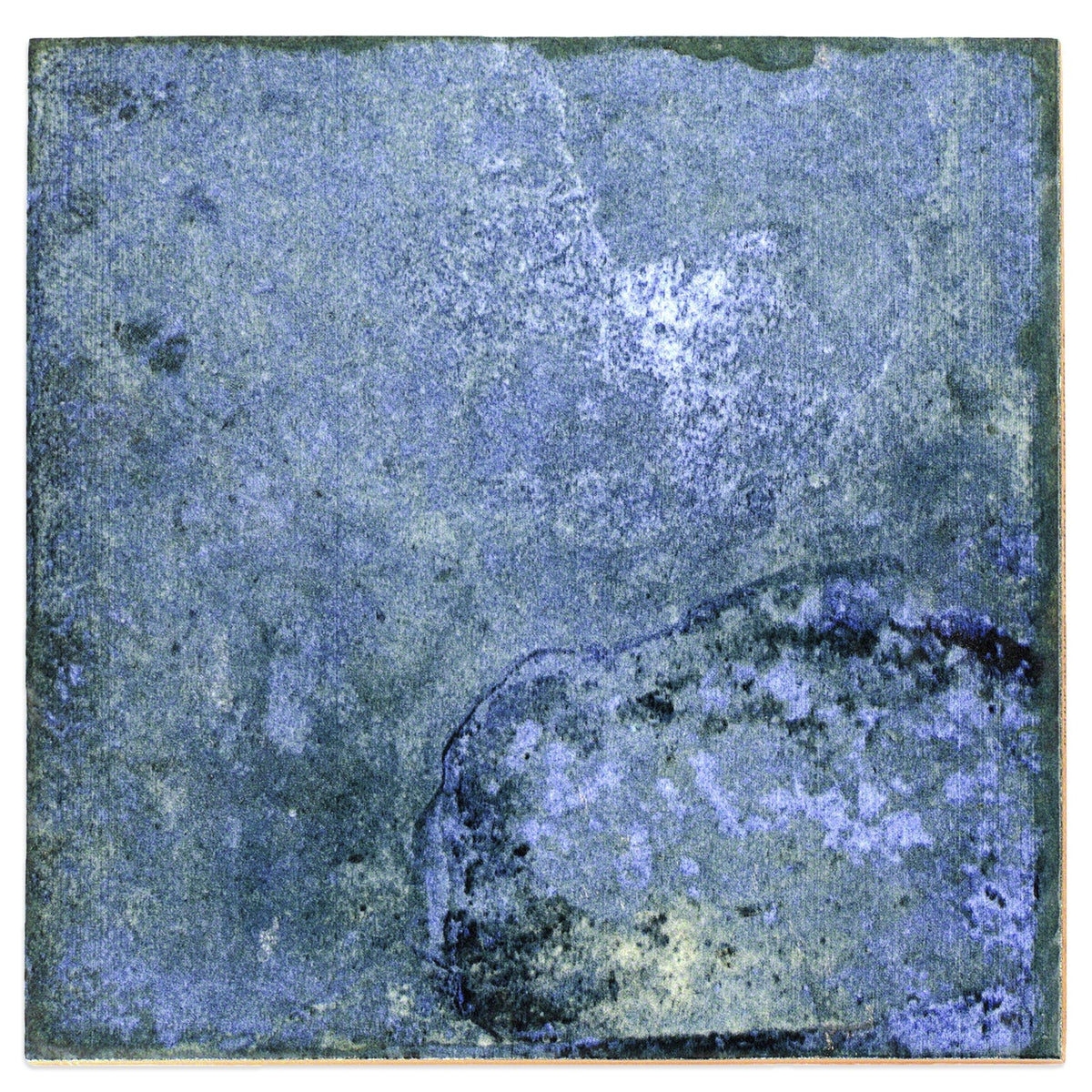 Angela Harris Dunmore Blue 8x8 Matte Ceramic Floor Tile