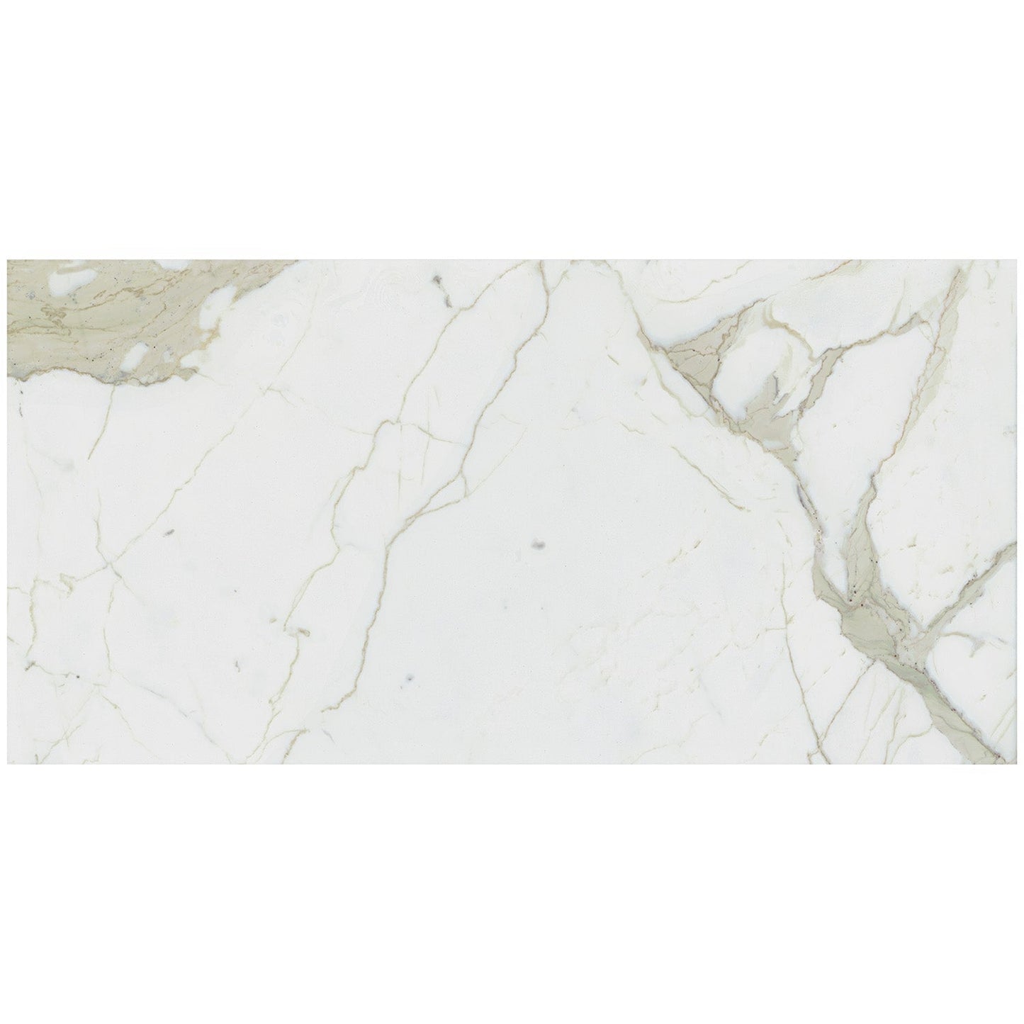 TileBarXL Marmi Slim Calacatta White 30x60 Polished Porcelain Slab