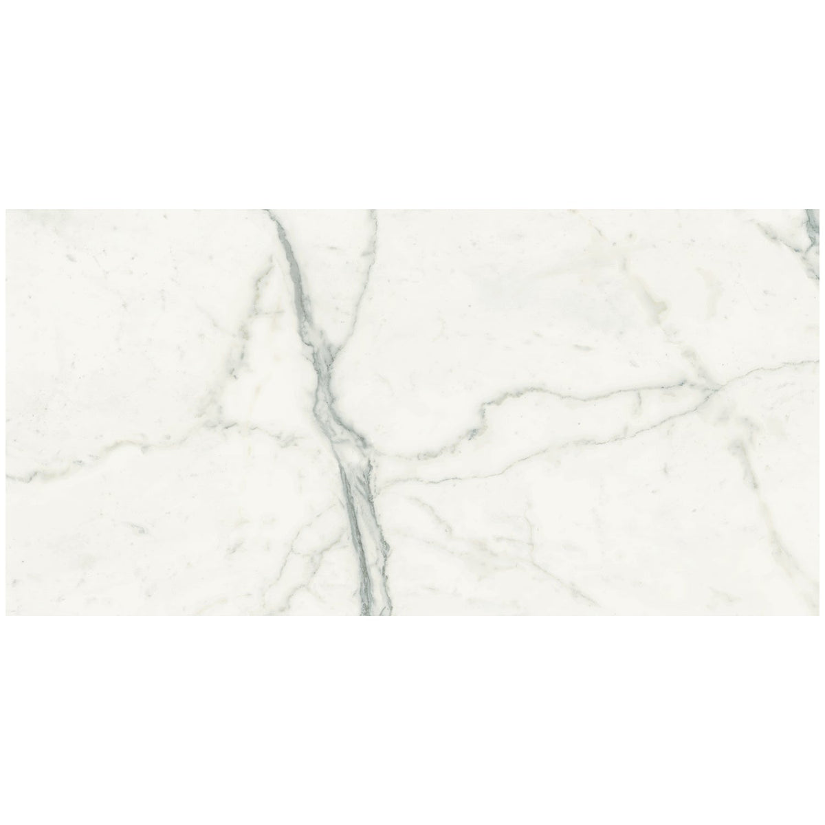 TileBar Marmi Slim Bianco Venato 30x60 Polished Porcelain Slab