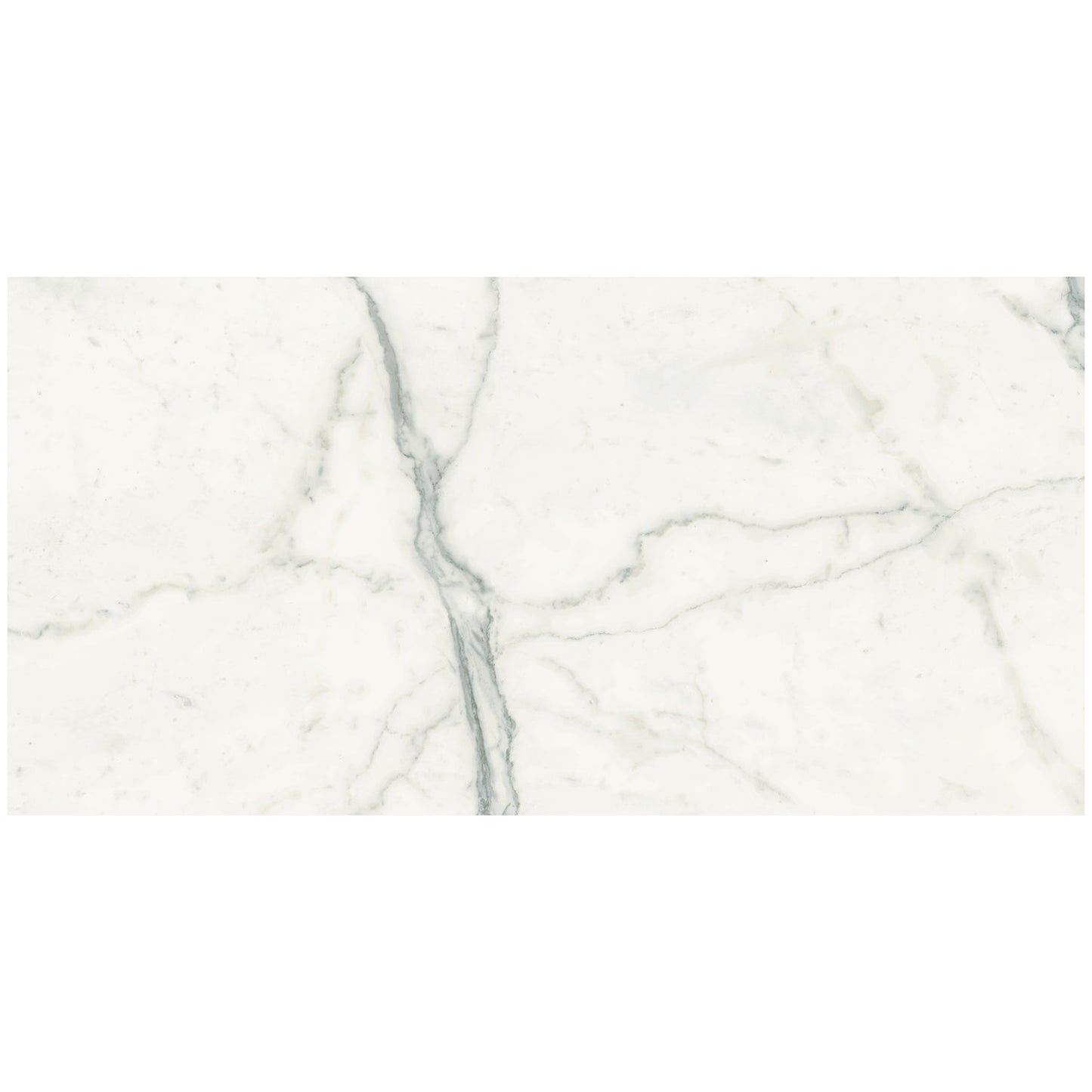 TileBar Marmi Slim Bianco Venato 30x60 Polished Porcelain Slab