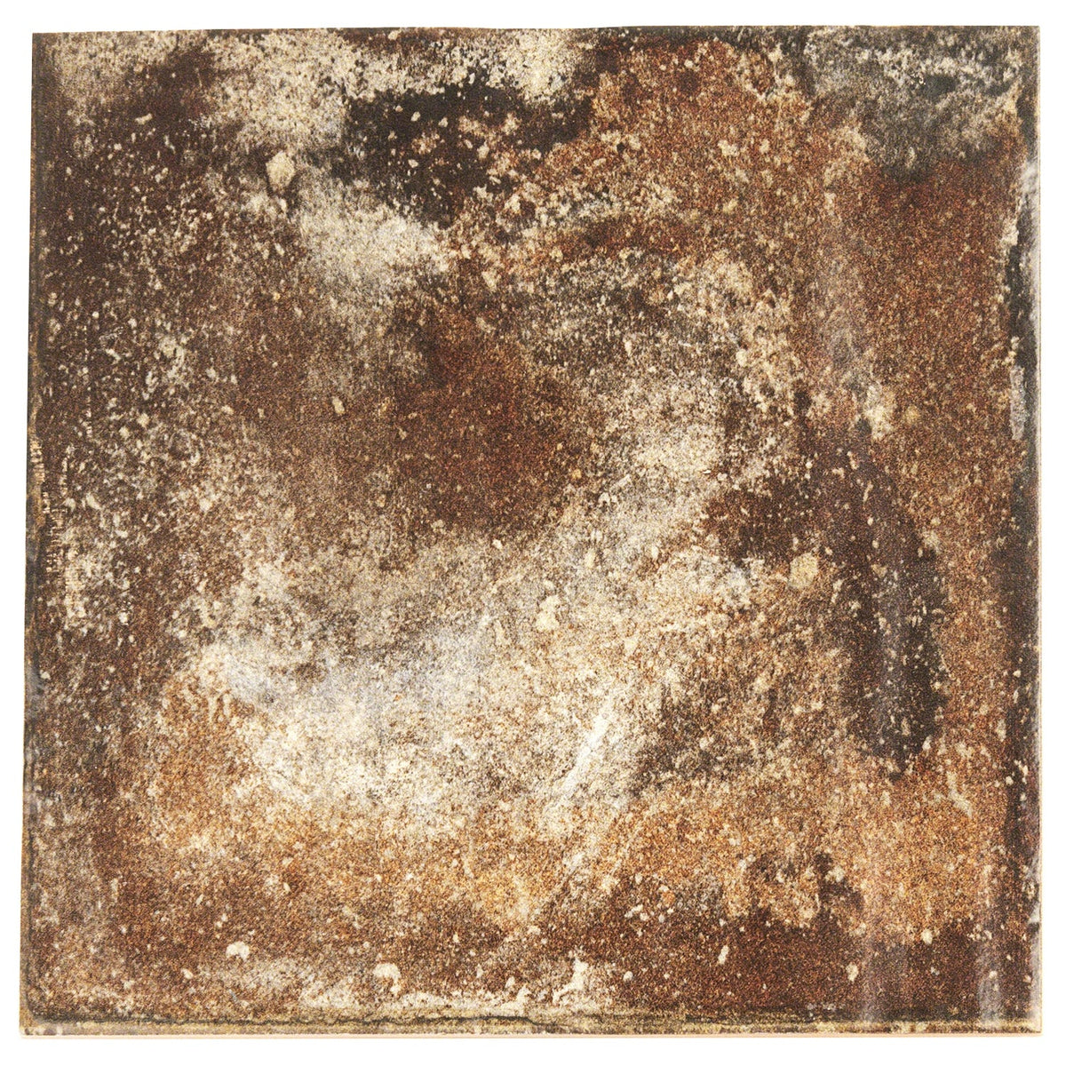 Angela Harris Dunmore Cotto Brown 8x8 Matte Ceramic Tile - Lux Tile