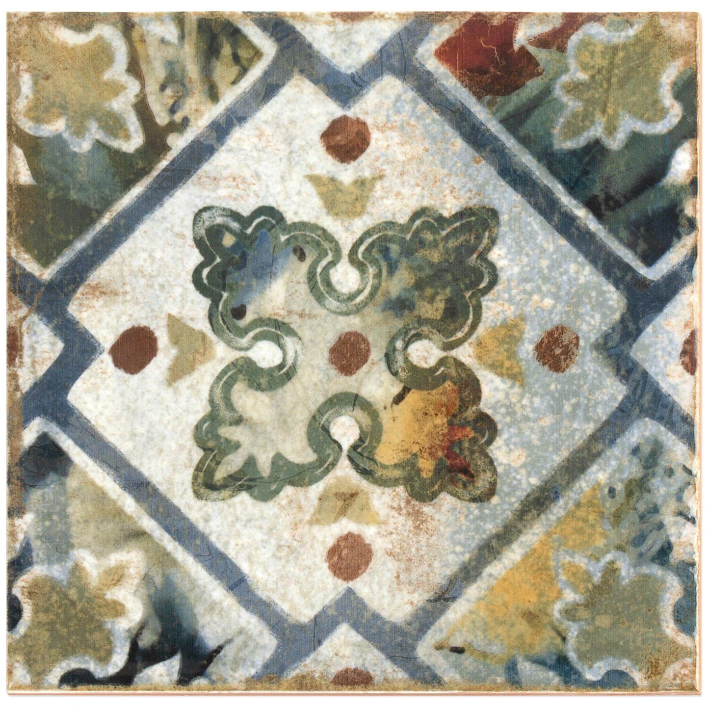 Angela Harris Dunmore Micheli Decor 8x8 Polished Ceramic Wall Tile
