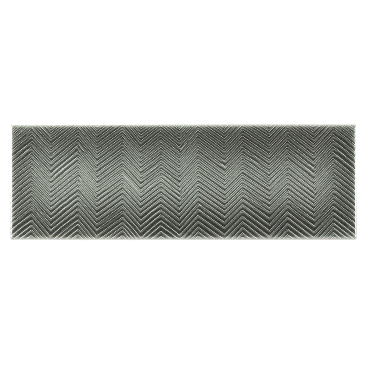 Splendor Gray 4x12 Polished Ceramic Subway Tile - Tilebar