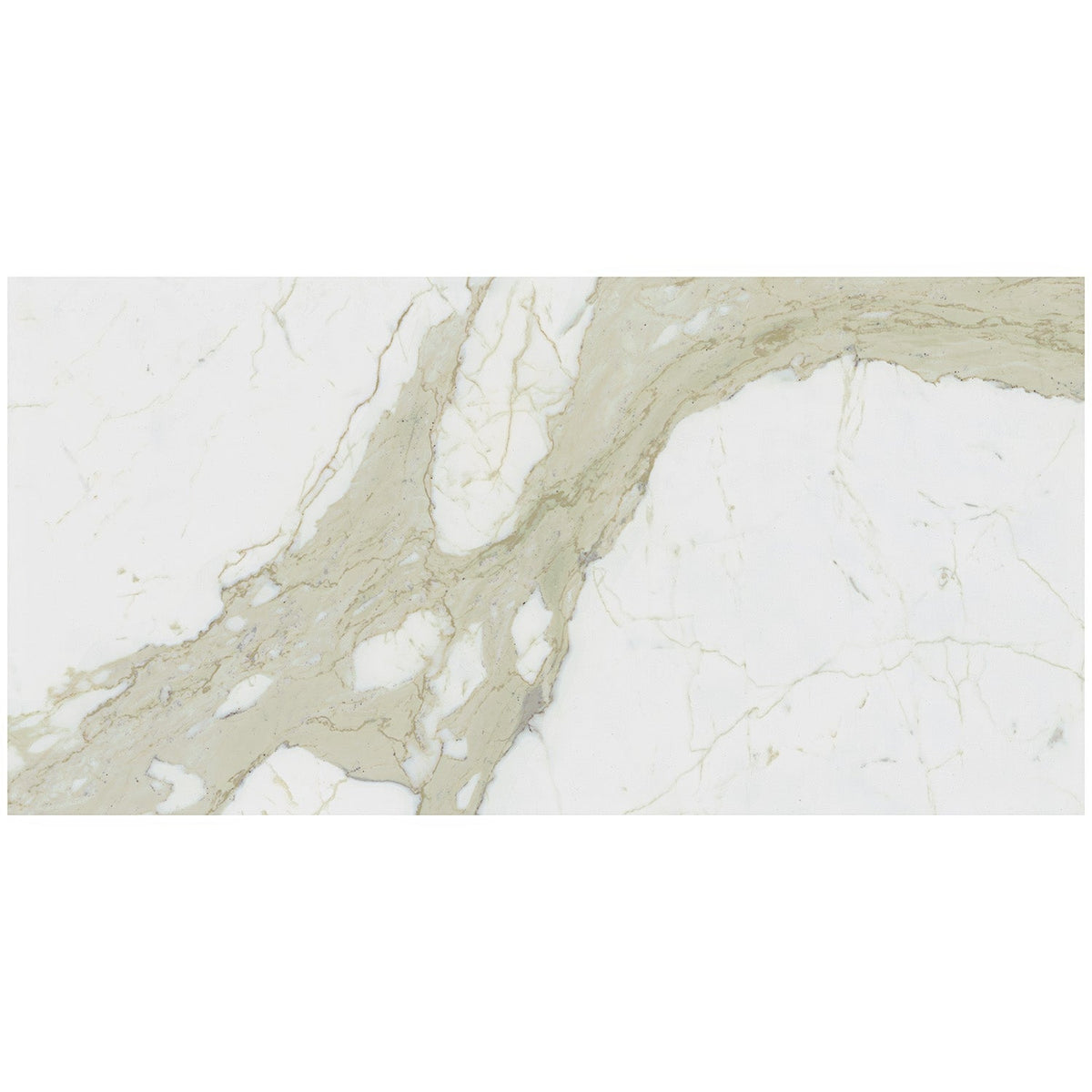 TileBarXL Marmi Slim Calacatta White 30x60 Polished Porcelain Slab