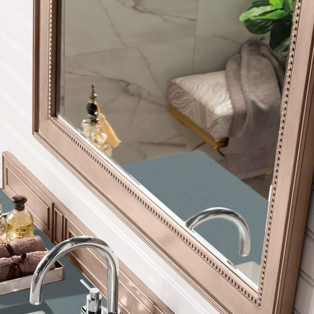 James Martin Vanities Bristol 44" x 40" Saddle Brown Bathroom Vanity Mirror