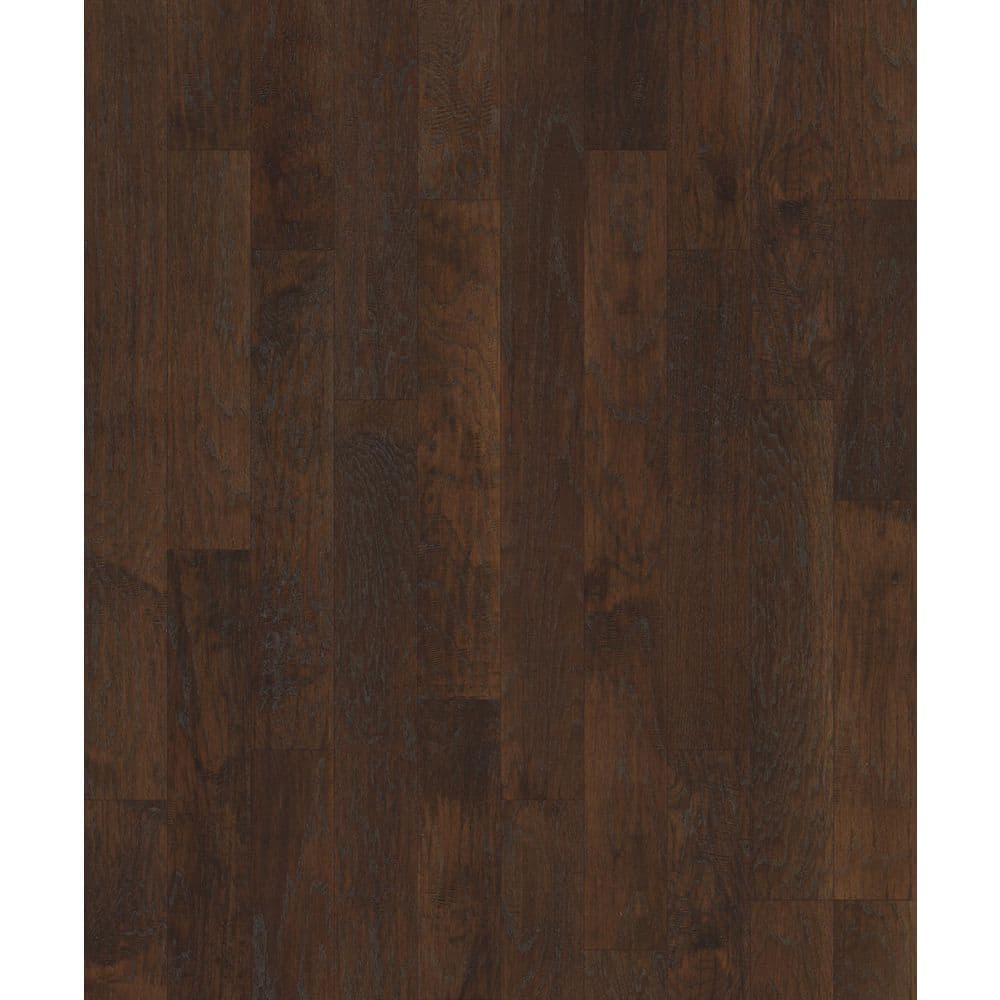 Shaw Western Saddle Hickory 3/8 In. T X 5 in. W Click-Lock Scraped Engineered Hardwood Flooring (29.49 sq.ft./case)