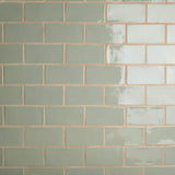 Merola Tile Chester Sage 3 in. x 6 in. Ceramic Wall Subway Tile (6.02 sq. ft. / Case)