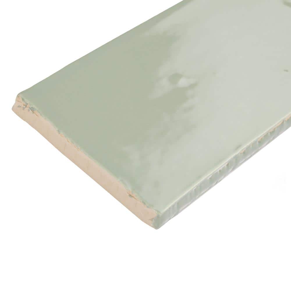 Merola Tile Chester Sage 3 in. x 6 in. Ceramic Wall Subway Tile (6.02 sq. ft. / Case)
