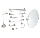 Moen Sage 24-in Spot Resist Brushed Nickel Wall-Mount Double Towel Bar