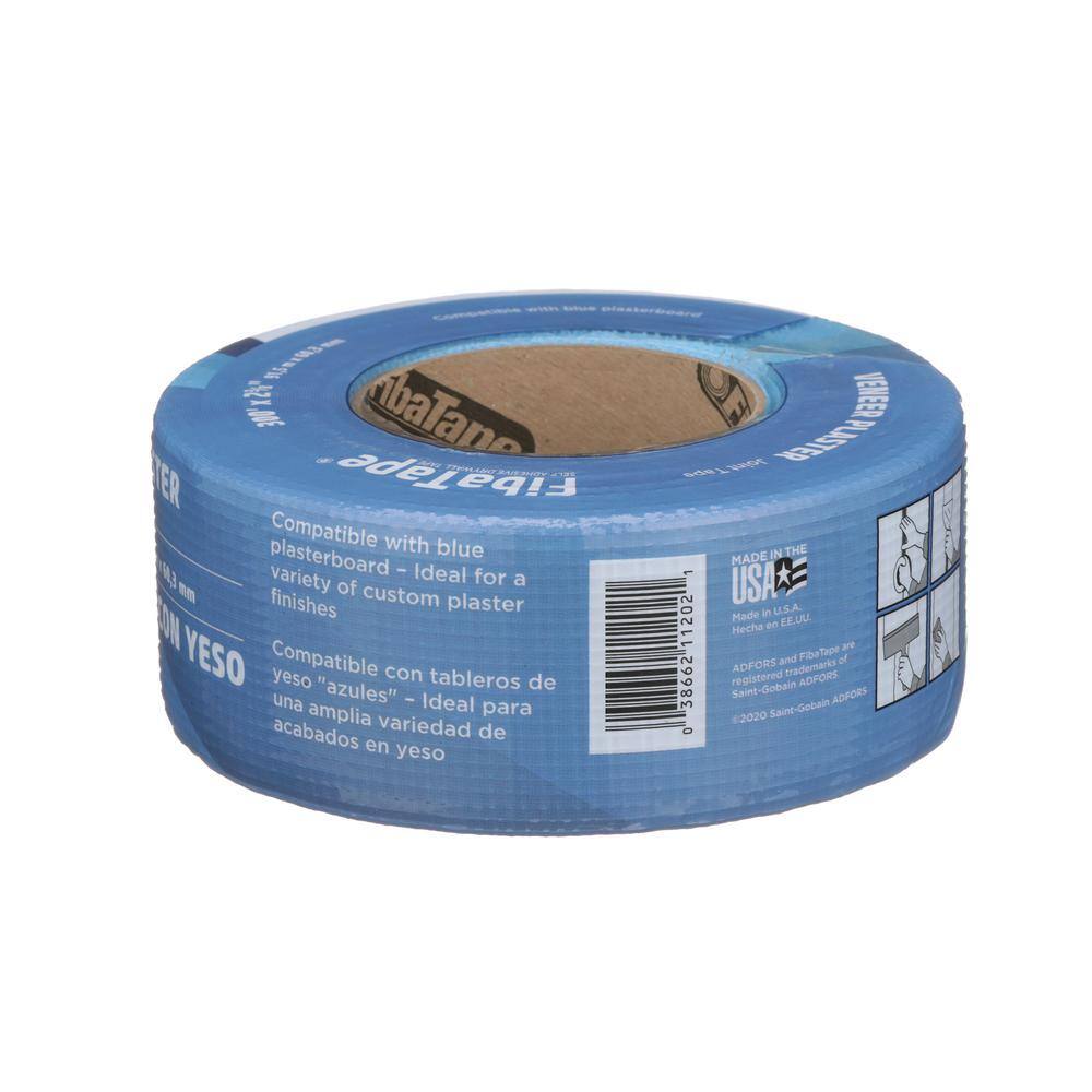 Saint-Gobain ADFORS FibaTape Veneer Plaster 2-3/8 in. x 300 ft. Self-Adhesive Mesh Drywall Joint Tape