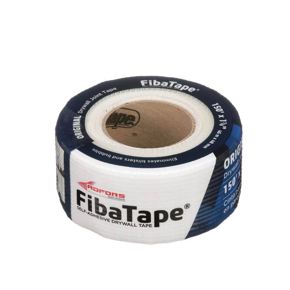 Saint-Gobain ADFORS FibaTape Standard White 1-7/8 in. x 150 ft. Self-Adhesive Mesh Drywall Joint Tape