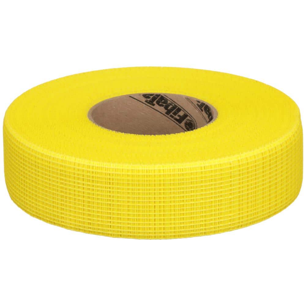 Saint-Gobain ADFORS FibaTape Standard Yellow 1-7/8 in. x 500 ft. Self-Adhesive Mesh Drywall Joint Tape