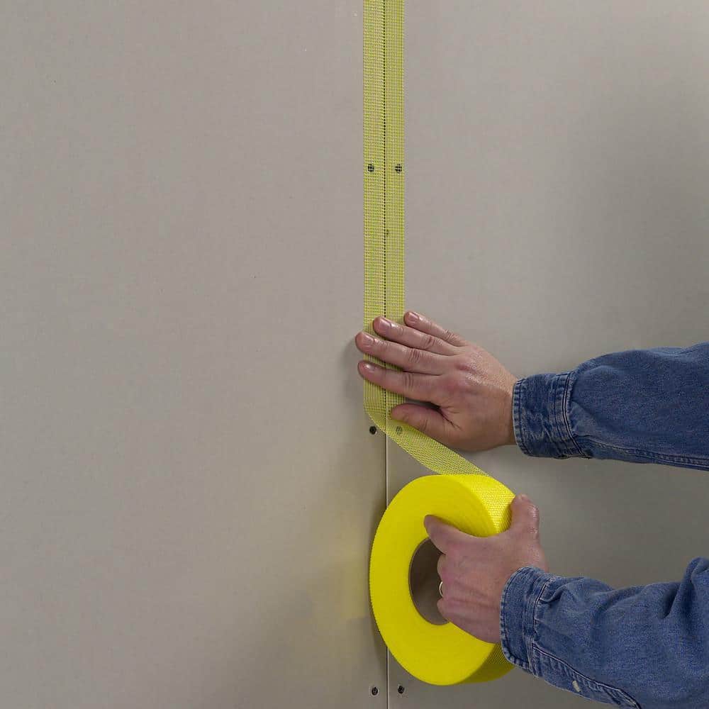 Saint-Gobain ADFORS FibaTape Standard Yellow 1-7/8 in. x 500 ft. Self-Adhesive Mesh Drywall Joint Tape