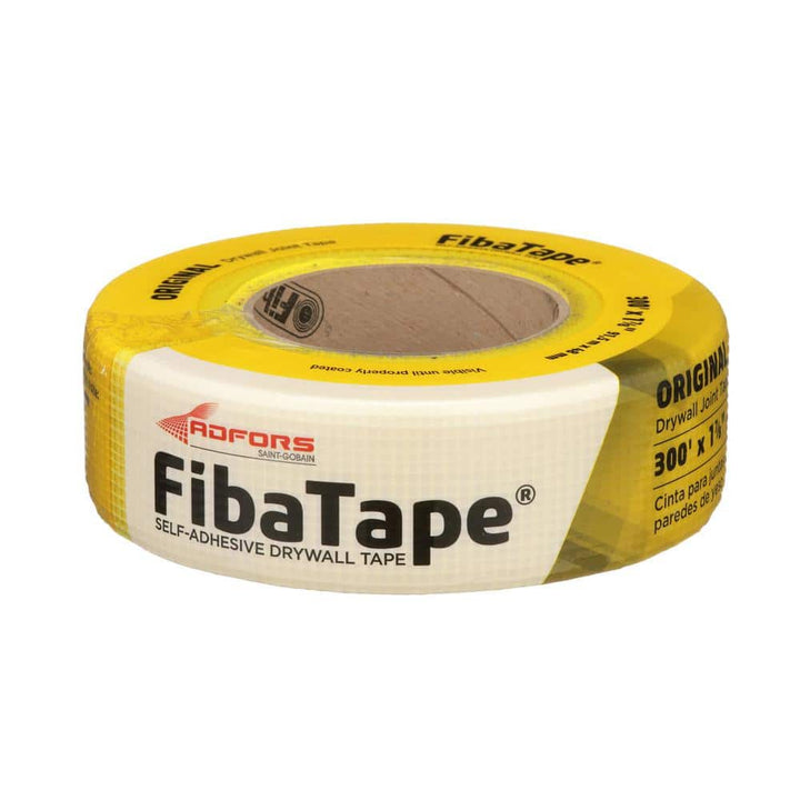 Saint-Gobain ADFORS FibaTape Standard Yellow 1-7/8 in. x 300 ft. Self-Adhesive Mesh Drywall Joint Tape