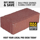 Pavestone Holland 7.87 in. L x 3.94 in. W x 2.36 in. H 60 mm Red Concrete Paver (480-Piece/103 sq. ft./Pallet)