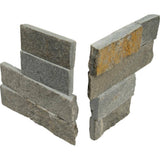 MSI Salvador Grey Ledger Corner 6 in. x 6 in. Natural Quartzite Wall Tile (9 sq. ft. / Case)