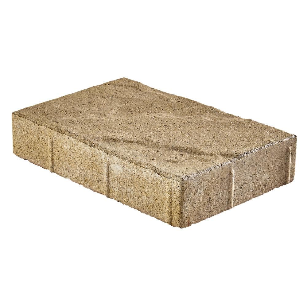 Pavestone Taverna 11.81 in. L x 7.87 in. W x 1.97 in. H Rectangle San Marcos Blend Concrete Paver (192-Piece/124 sq. ft./Pallet)