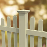 Barrette Outdoor Living 4 in. x 4 in. Vinyl Sand New England Post Top