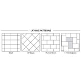 Pavestone Taverna Rec 11.81 in. L x 7.87 in. W x 1.9 in. H Sand Brown Charcoal Concrete Paver (192-Piece/124 sq. ft./pallet)