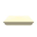 Louvered 6 in. x 6 in. Sand Vinyl New England Fence Post Top