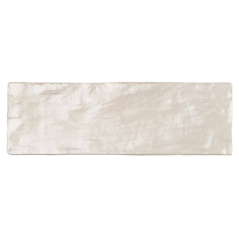 Ivy Hill Tile Amagansett Cream 2 in. x 8 in. 9 mm Satin Ceramic Wall Tile (5.38 sq. ft. / case)