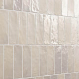 Ivy Hill Tile Amagansett Cream 2 in. x 8 in. 9 mm Satin Ceramic Wall Tile (5.38 sq. ft. / case)