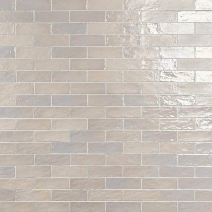 Ivy Hill Tile Amagansett Cream 2 in. x 8 in. 9 mm Satin Ceramic Wall Tile (5.38 sq. ft. / case)