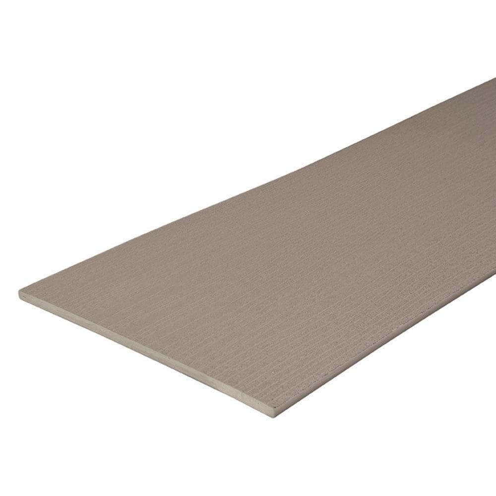 Fiberon Paramount 1/2 in. x 11-1/2 in. x 12 ft. Sand Capped Cellular PVC Fascia Decking Board