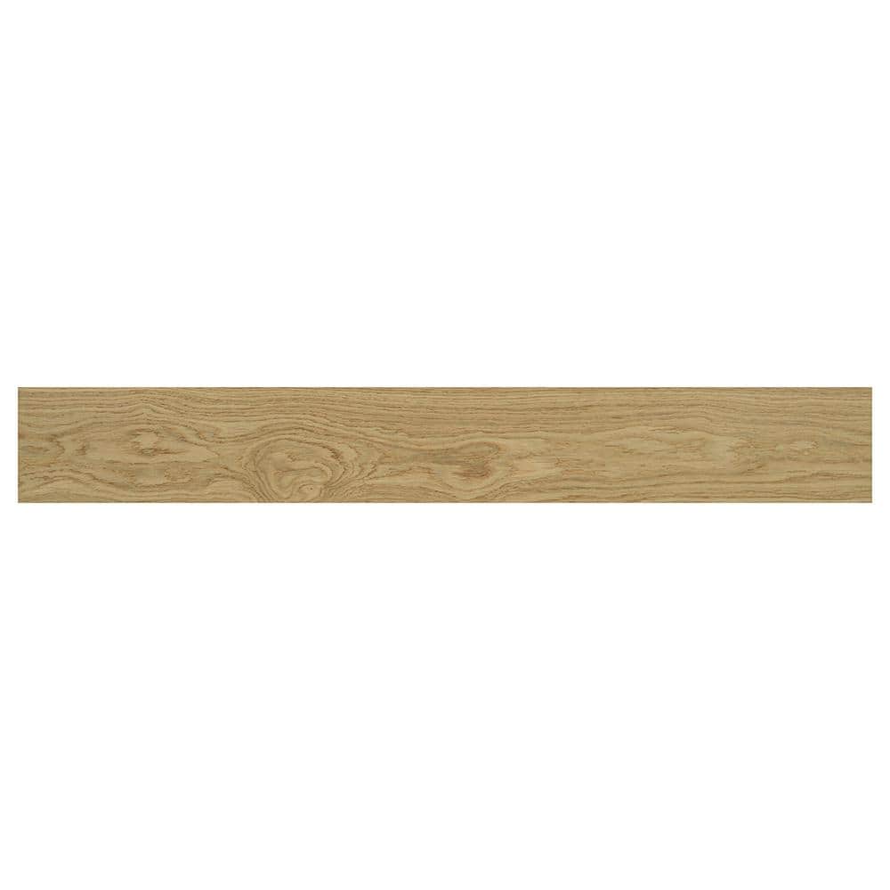 Sure+ Sand Natural Oak White Oak 1/4 in. T x 6.5 in. W Click Lock Wire Brushed Engineered Hardwood Flooring (21.7 sq.ft./case)