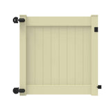 Veranda Linden 5 ft. W x 5 ft. H Sand Vinyl Un-Assembled Fence Gate