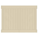 Veranda Linden 6 ft. H x 8 ft. W Sand Vinyl Privacy Fence Panel (Unassembled)