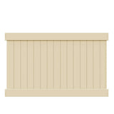 Veranda Linden 5 ft. H x 8 ft. W Sand Vinyl Unassembled Fence Panel