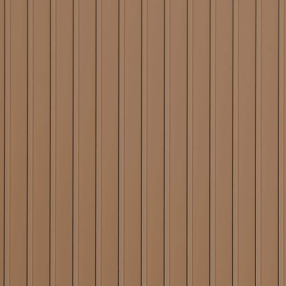 G-Floor Rib 7.5 ft x 17 ft Sandstone Vinyl Garage Flooring Cover and Protector