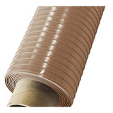 G-Floor Rib 7.5 ft x 17 ft Sandstone Vinyl Garage Flooring Cover and Protector