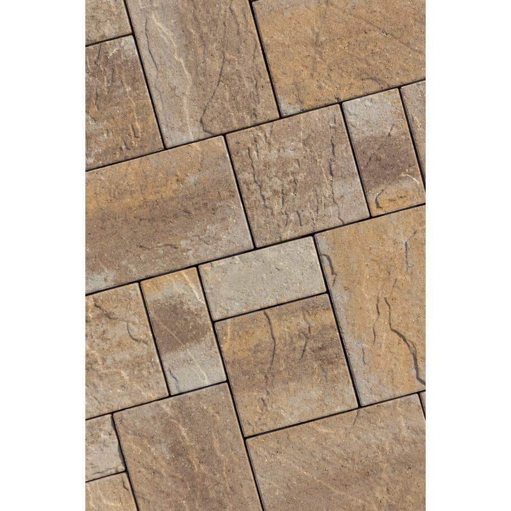 Tahoe 9.875 in. x 4.875 in. x 2.375 in. Rectangle Santa Fe Concrete Paver Sample (1-Piece)