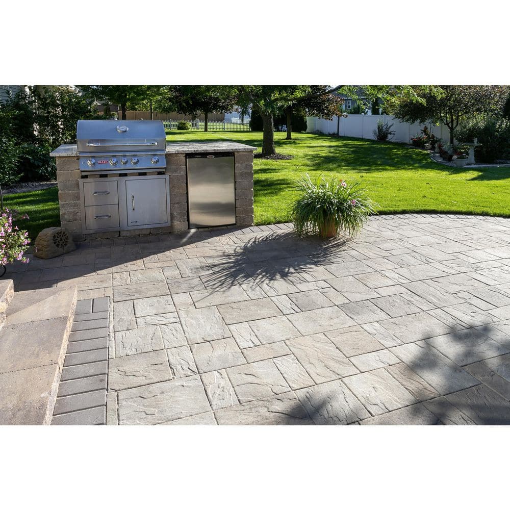 interlock Tahoe 14.75 in. x  9.875 in. x  2.375 in. Rectangle Santa Fe Concrete Paver Pallet (114-Pieces/70.5 sq. sf./Pallet)