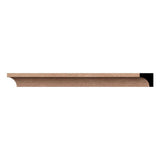 Ekena Millwork WM100 0.69 in. D x 0.69 in. W x 96 in. L Wood (Sapele Mahogany) Crown Moulding