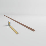 Ekena Millwork WM100 0.69 in. D x 0.69 in. W x 96 in. L Wood (Sapele Mahogany) Crown Moulding