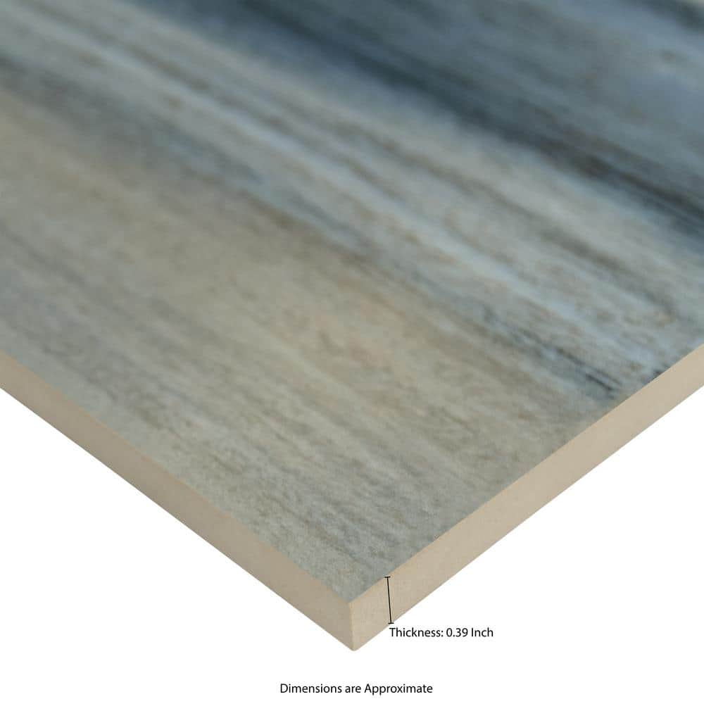 MSI Sardinia Azul 48 in. x 8 in. Polished Porcelain Floor and Wall Tile (10.68 sq. ft./Case)