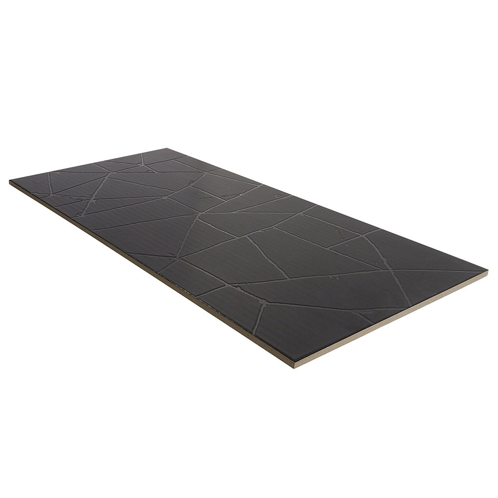Faber Black 16x32 Matte Porcelain Tile - Lux Tile