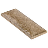 Maverick Firma Brown 3D Glossy Ceramic Wall Tile 3x8