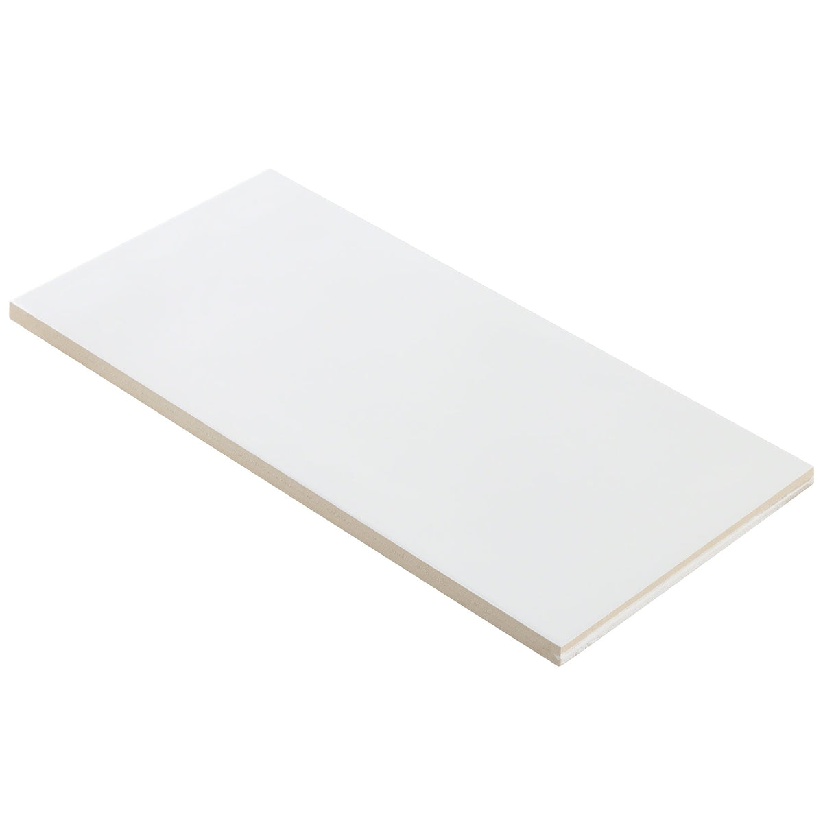 Aruba White 5x10 Polished Ceramic Subway Tile - Lux Tile